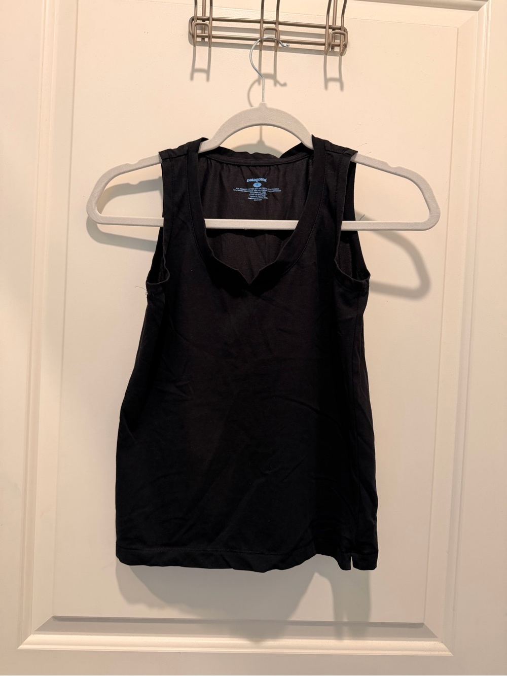 Patagonia Black Organic Cotton Blend V-Neck Tank
Top Size S